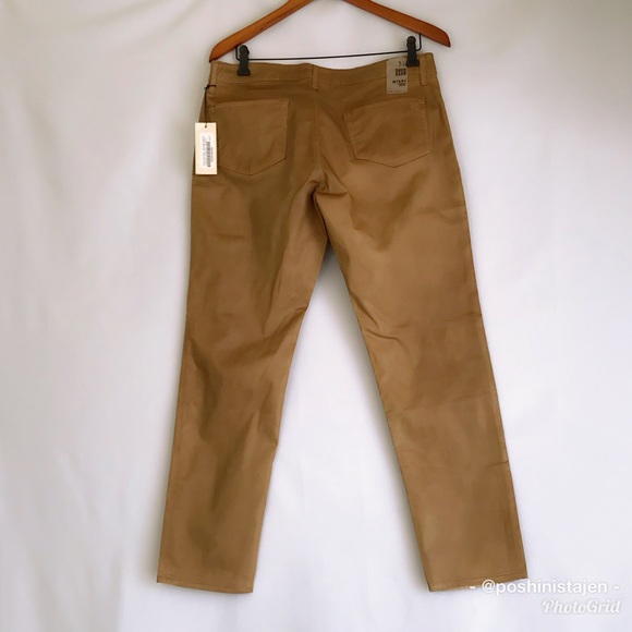 ❌ NWT David Kahn Nikki Ankle Jean In Camel - Picture 2 of 6
